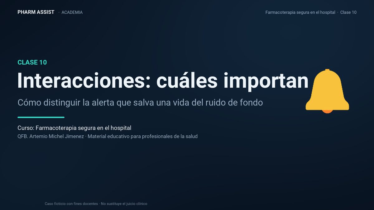 Portada de la clase 10: Interacciones: cuáles importan